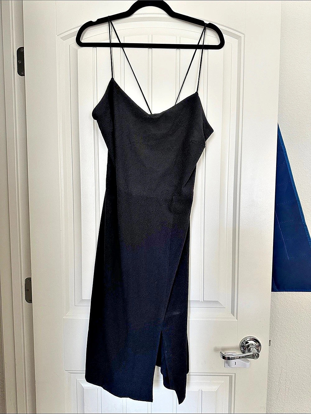 Buffalo David Bitton Spaghetti Midi Dress Size Large NWT sexy little black dress